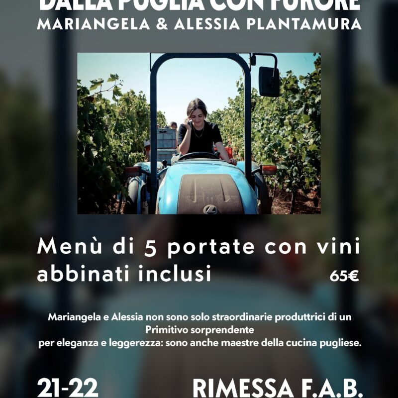 Dalla Puglia con Furore